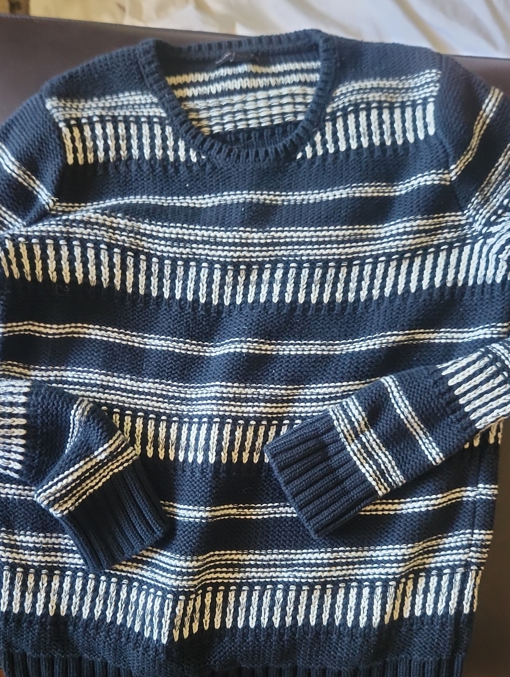 Banana Republic Striped Chunky Knit Sweater Small